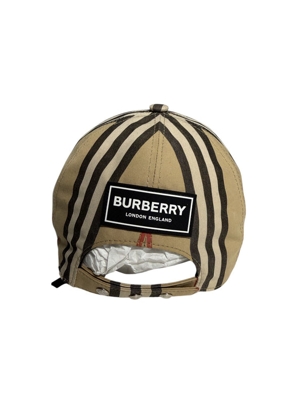 Casquette Burberry Icon Stripe beige