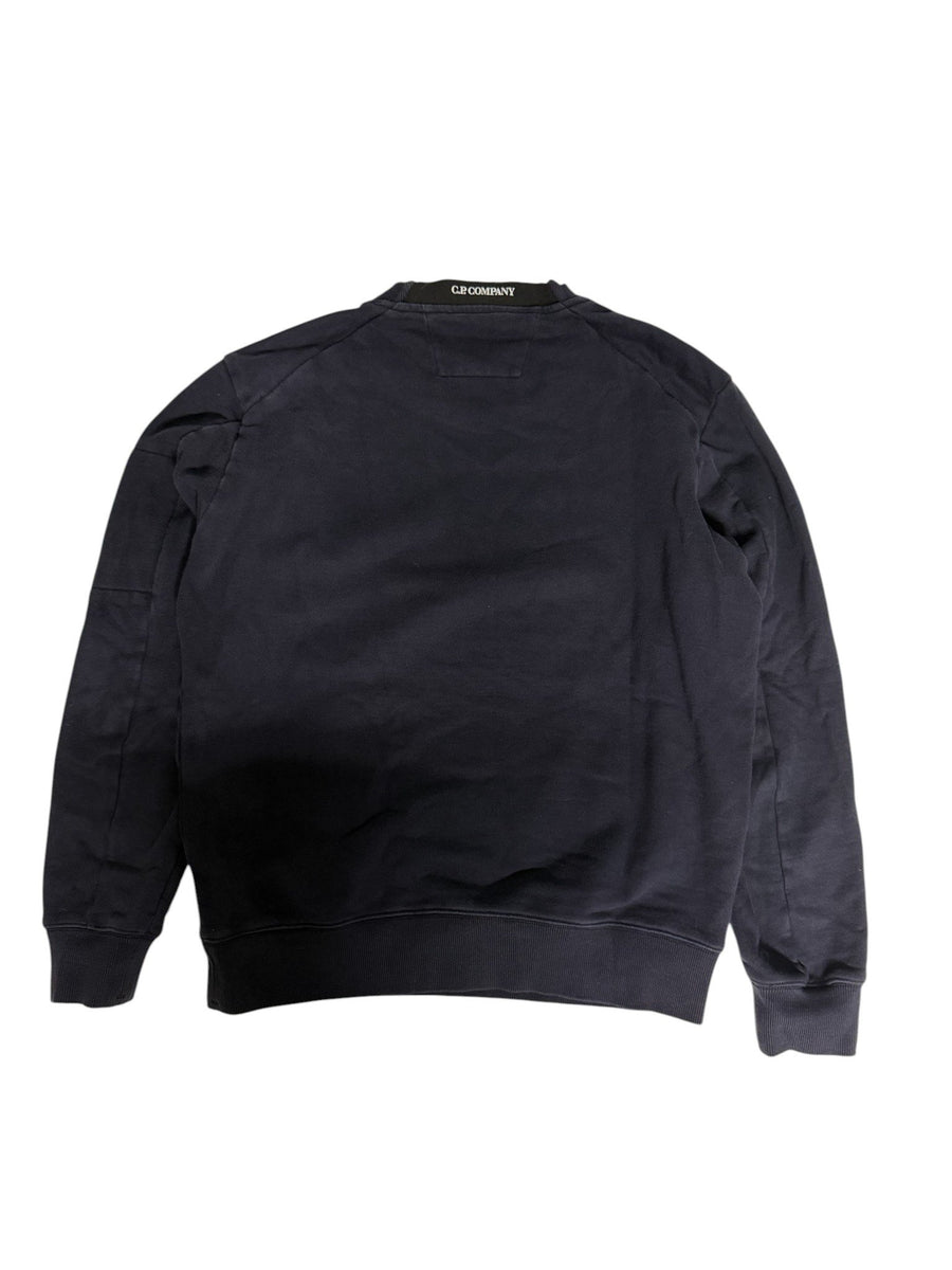 Sweat C.P. Company bleu marine à lentille
