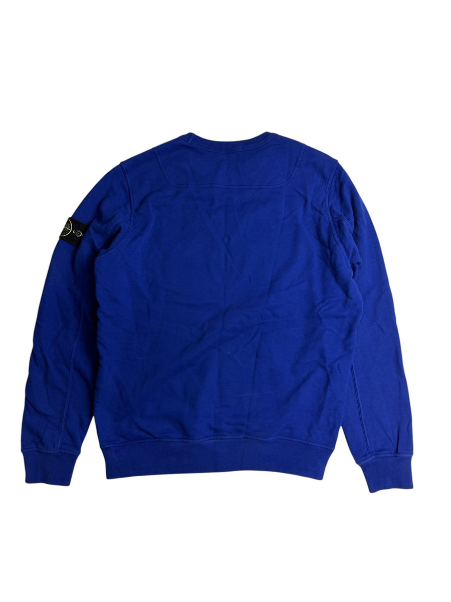 Sweat Stone Island bleu électrique classique