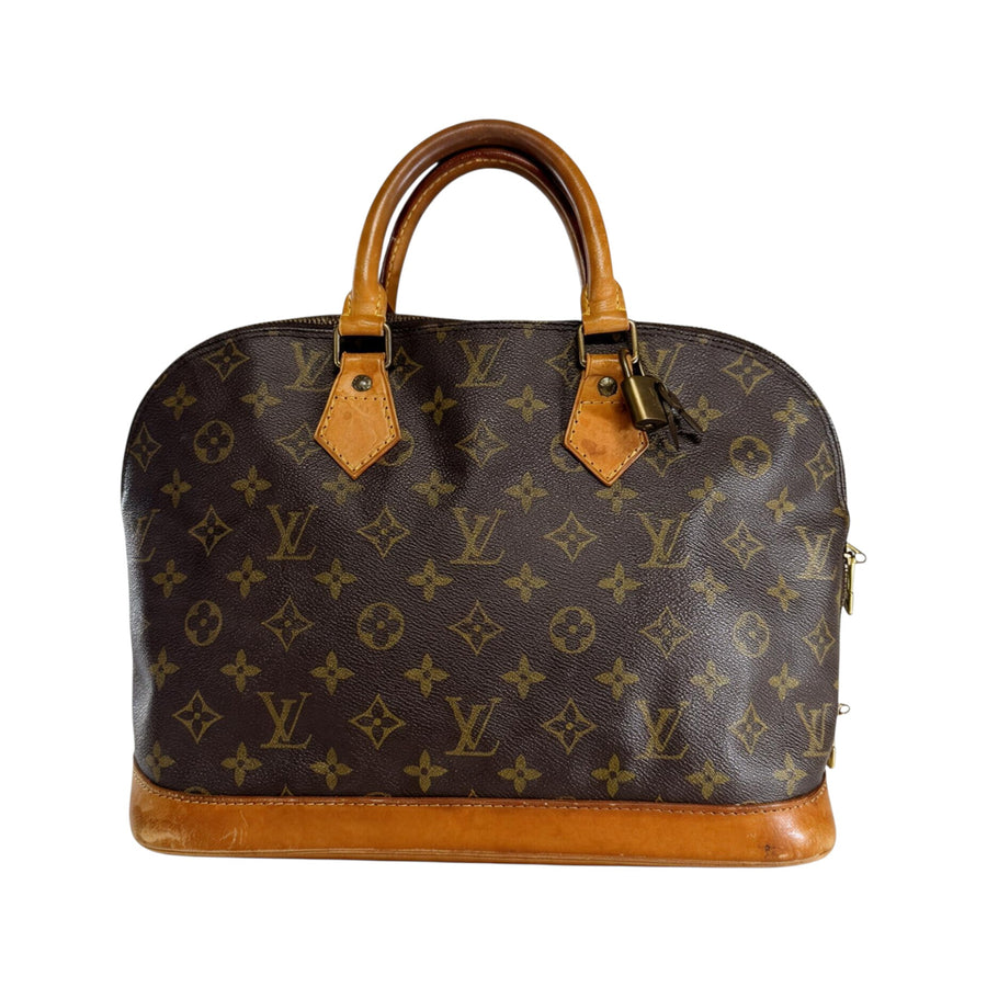 Sac à main Secondstore Louis Vuitton Alma en toile Monogram marron