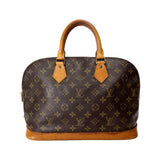 Sac à main Secondstore Louis Vuitton Alma en toile Monogram, vue arrière