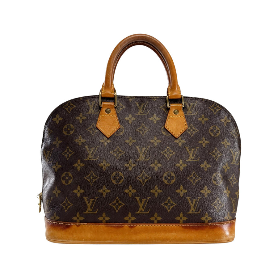 Sac à main Secondstore Louis Vuitton Alma en toile Monogram, vue arrière