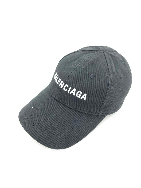 Casquette Balenciaga logo noire