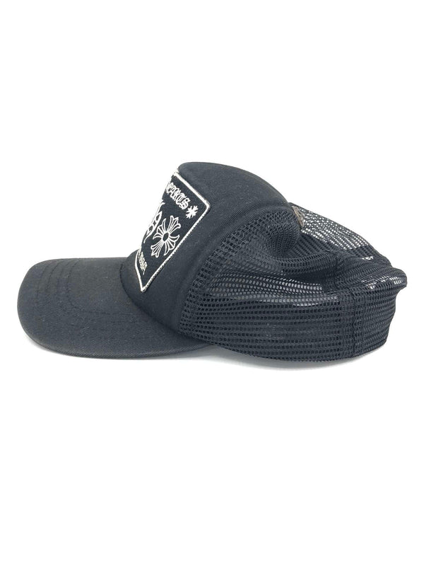 Casquette Chrome Hearts Hollywood trucker noire