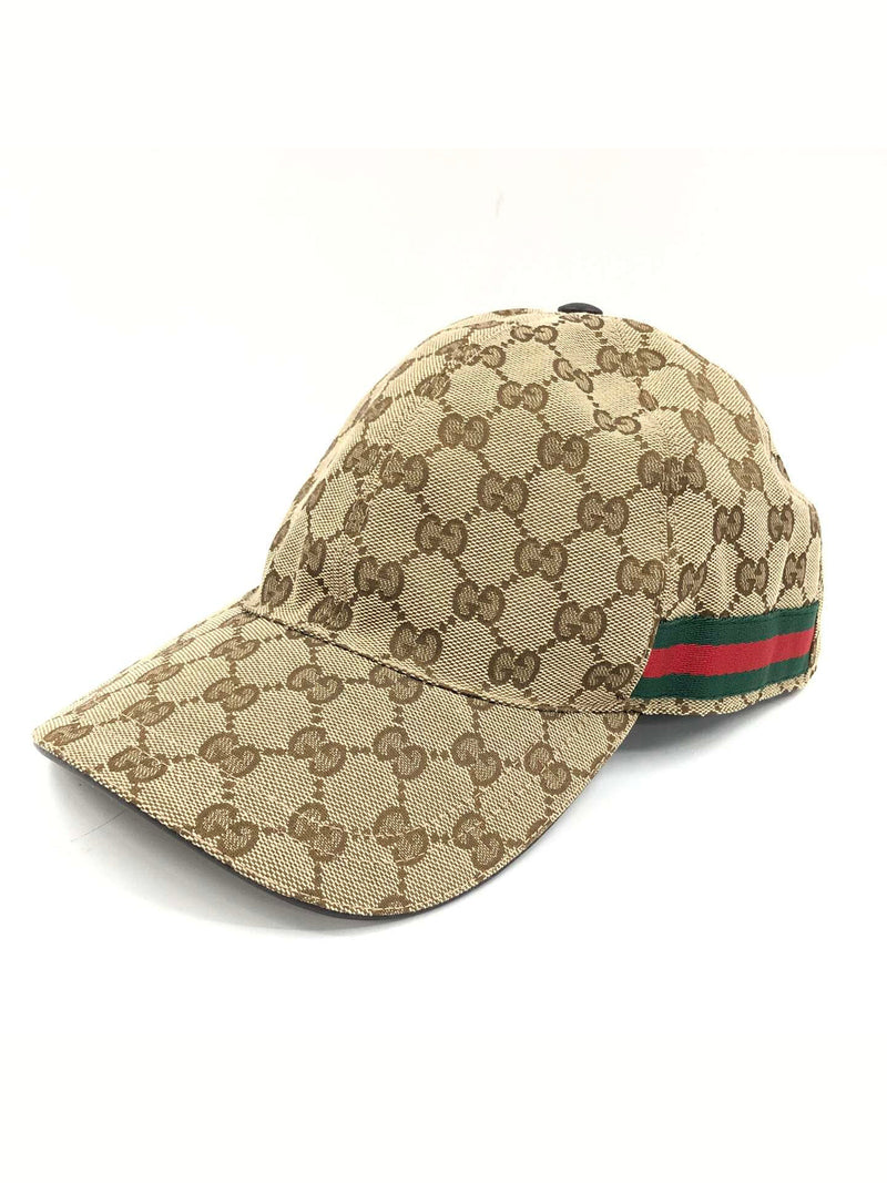 Casquette Gucci baseball GG beige