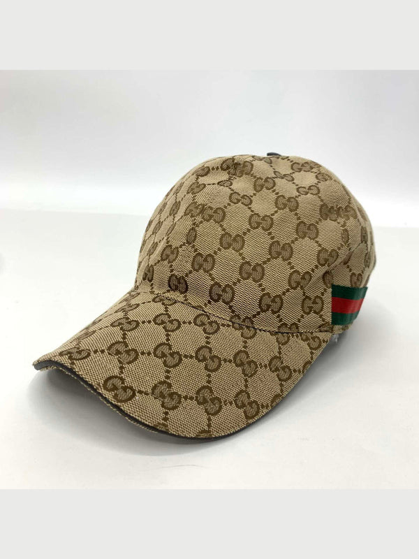 Casquette Gucci baseball GG beige