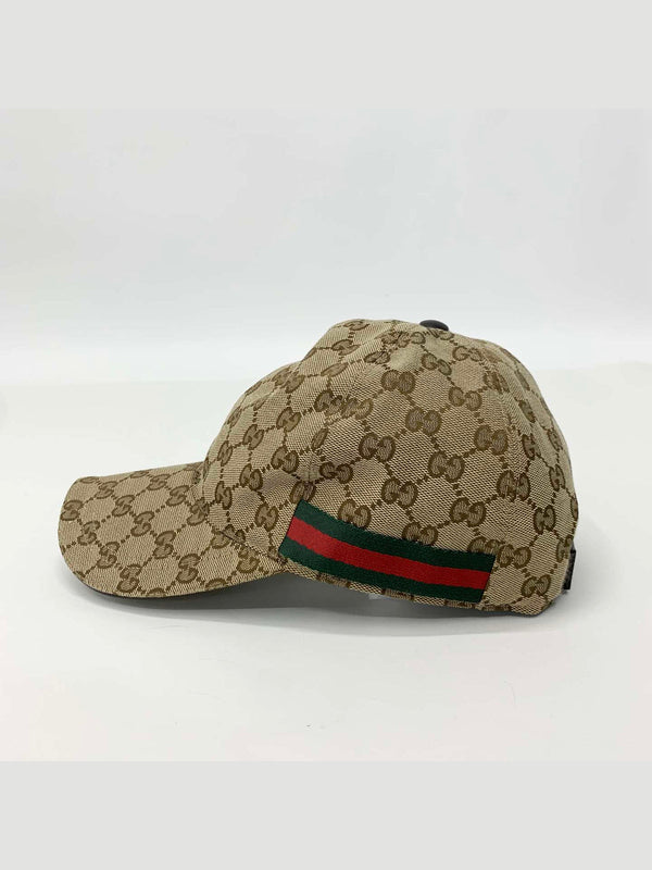 Casquette Gucci baseball GG beige