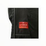 Secondstore C.P. Company Goggle Jacket black soft shell interior label with C.P. Shell-R branding and fleece lining