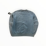 Sweat-shirt à col rond Secondstore C.P. Company en coton bleu délavé avec poche utilitaire et lentille sur la manche