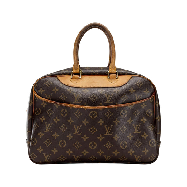 Sac Secondstore Louis Vuitton Deauville en toile Monogram marron