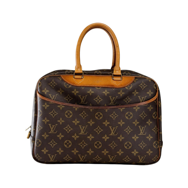 Sac Secondstore Louis Vuitton Deauville en toile Monogram marron