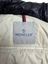 Doudoune Moncler noire gros logo