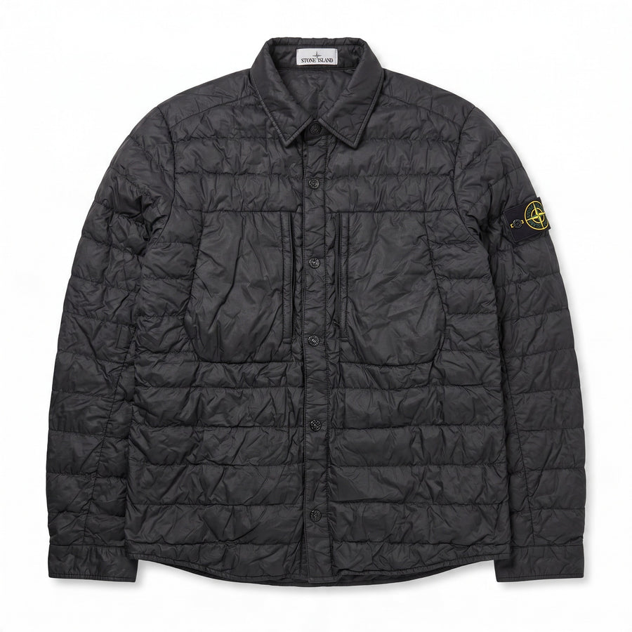 Doudoune Stone Island surchemise matelassée noire