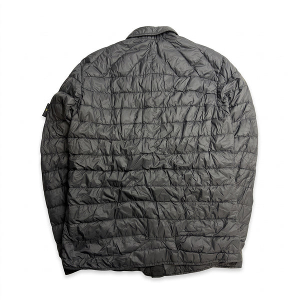 Doudoune Stone Island surchemise matelassée noire