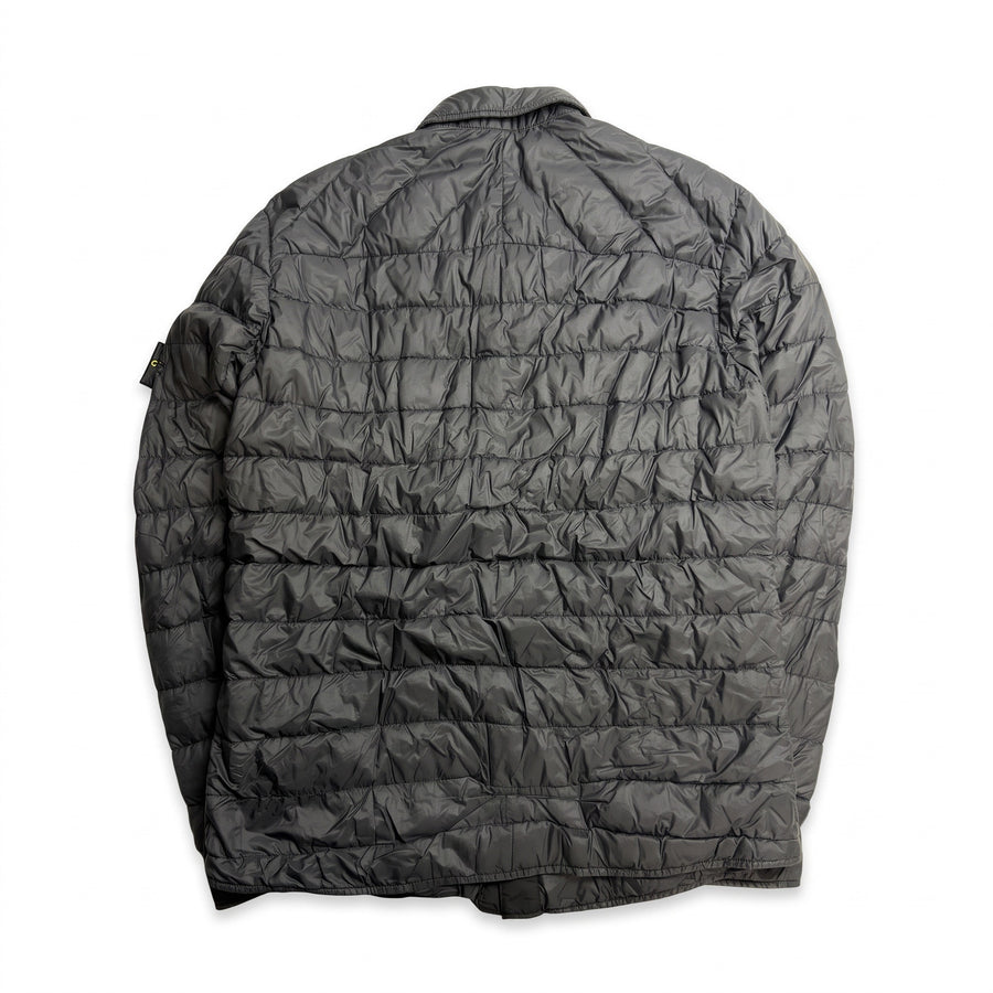 Doudoune Stone Island surchemise matelassée noire