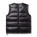 Gilet Stone Island sans manches noir brillant