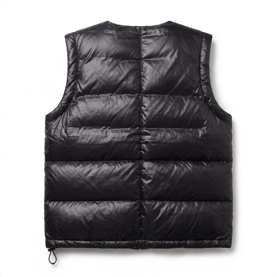 Gilet Stone Island sans manches noir brillant