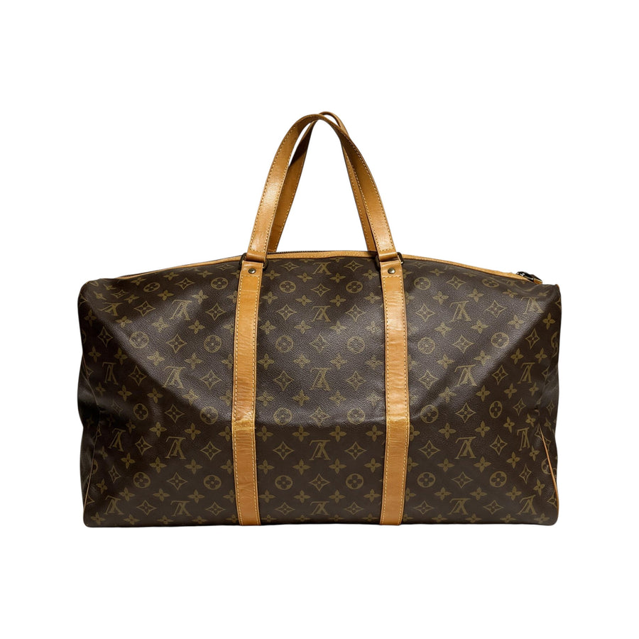 Sac de voyage Secondstore Louis Vuitton Keepall 55 en toile Monogram, vue de face