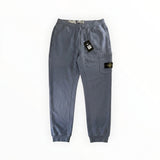 Pantalon de jogging Secondstore Stone Island en coton gris bleuté avec poche cargo et badge boussole amovible