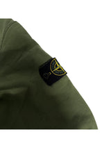 Pull Stone Island vert classique - écusson boussole