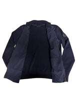 Pull zippé Canada Goose bleu marine bi-matière - intérieur