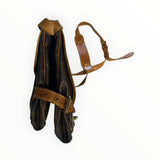 Sac bandoulière Secondstore Louis Vuitton en toile Monogram marron avec finitions en cuir patiné et détails dorés