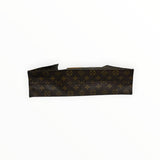 Sac cabas Secondstore Louis Vuitton en toile Monogram marron avec détails en cuir de vachette naturel