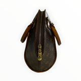 Sac à main Secondstore Louis Vuitton Ellipse en toile Monogram marron avec finitions en cuir et détails dorés