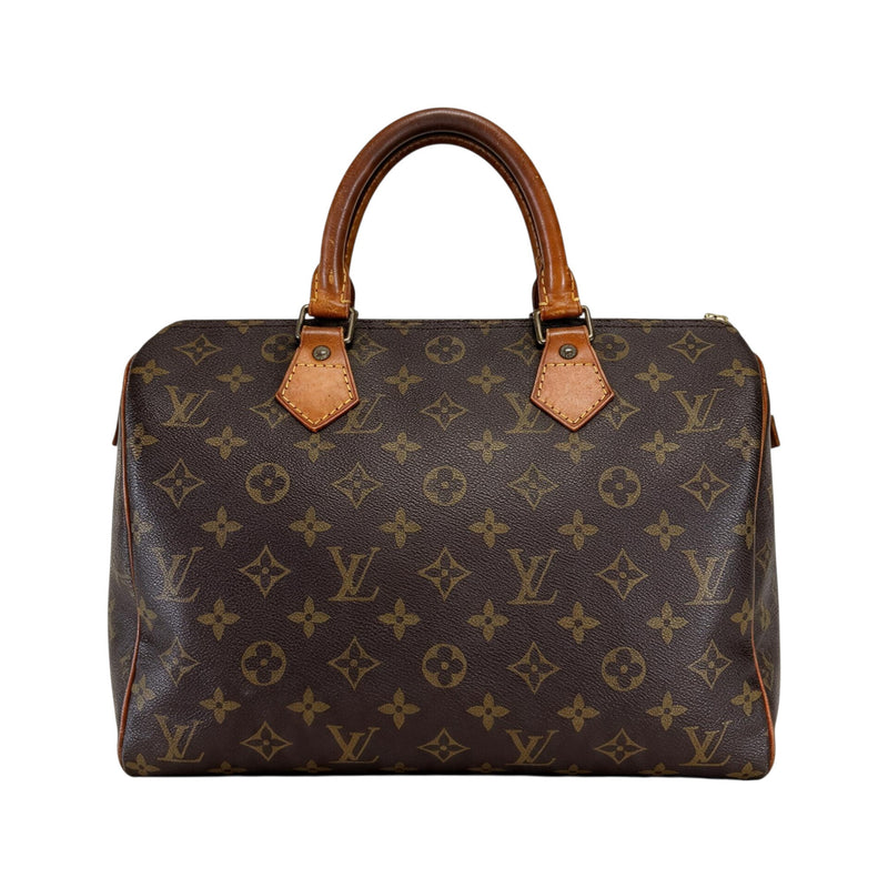 Sac à main Secondstore Louis Vuitton Speedy 30 en toile Monogram marron