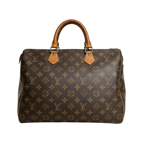 Sac Secondstore Louis Vuitton Speedy 40 en toile Monogram, vue arrière