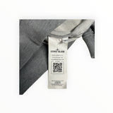 Secondstore Stone Island grey sweatshirt interior authenticity label with QR code and Certilogo details