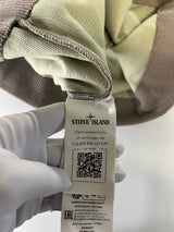 Secondstore Stone Island sweater interior label with authenticity QR code and garment details