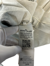 Secondstore Stone Island crewneck sweatshirt authenticity label with Certilogo QR code and product details
