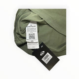 Secondstore Stone Island olive green cotton t-shirt interior label with Certilogo authentication tag and price tag