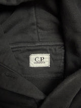 Sweat à capuche C.P. Company noir à lentille