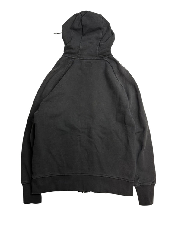 Sweat à capuche zippé C.P. Company Goggle noir
