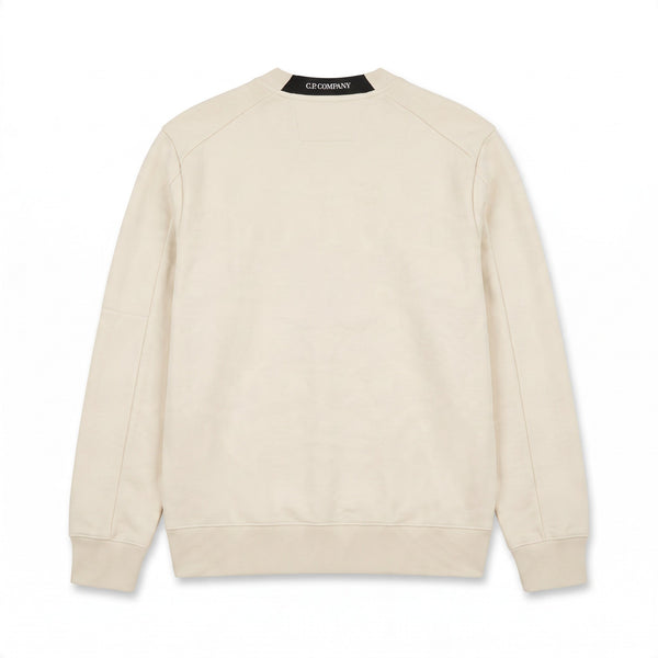 Sweat C.P. Company beige à lentille