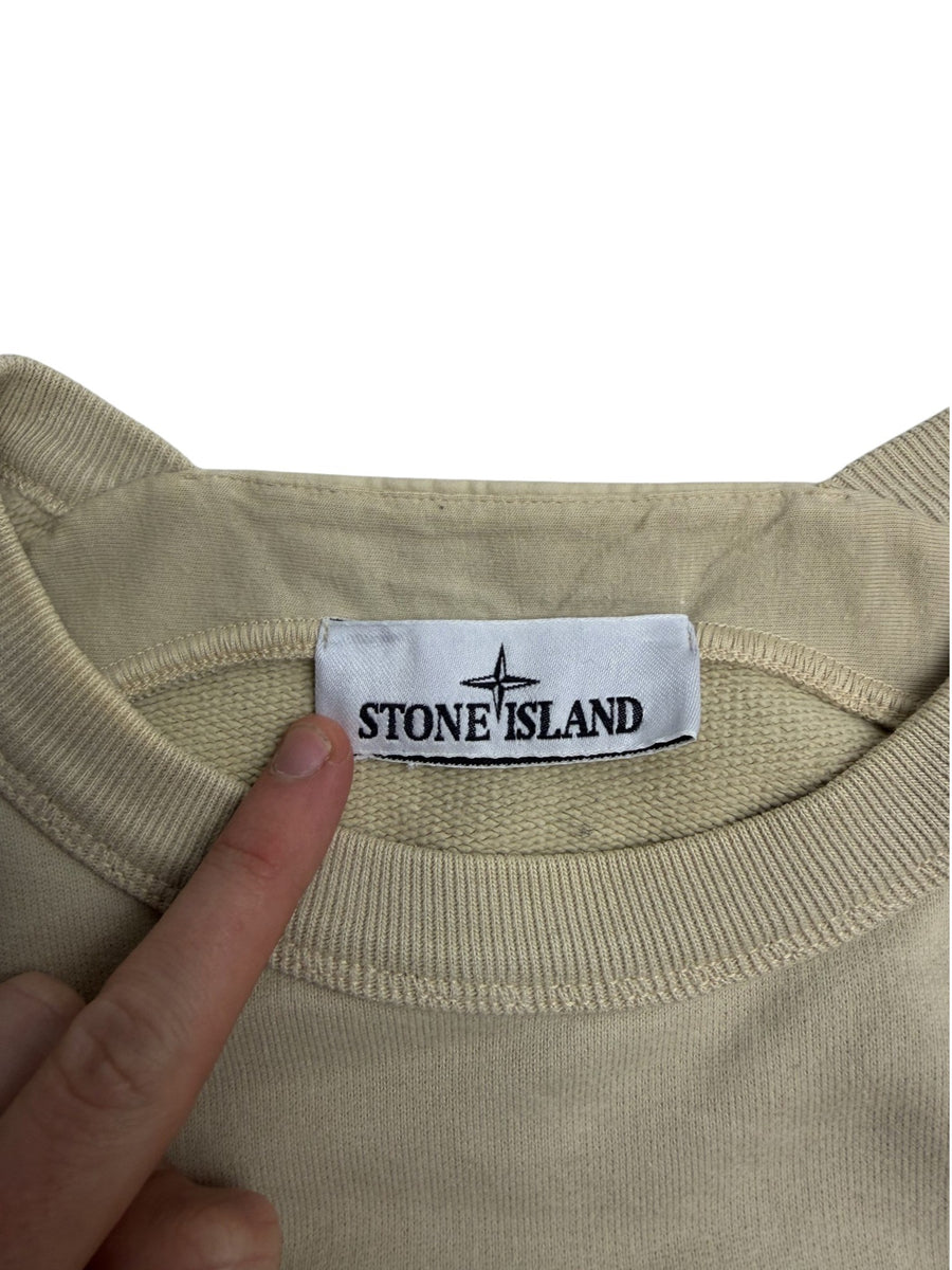 Sweat Stone Island beige classique