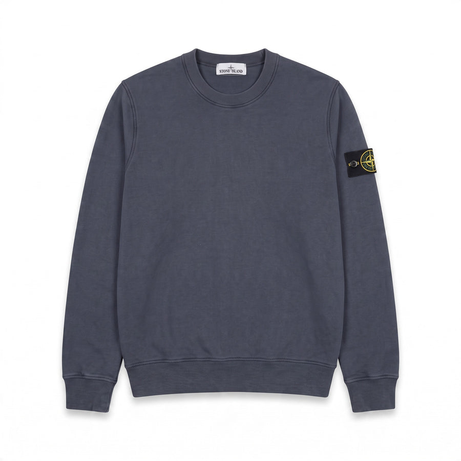 Sweat Stone Island bleu marine écusson junior