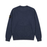 Sweat Stone Island bleu marine écusson junior