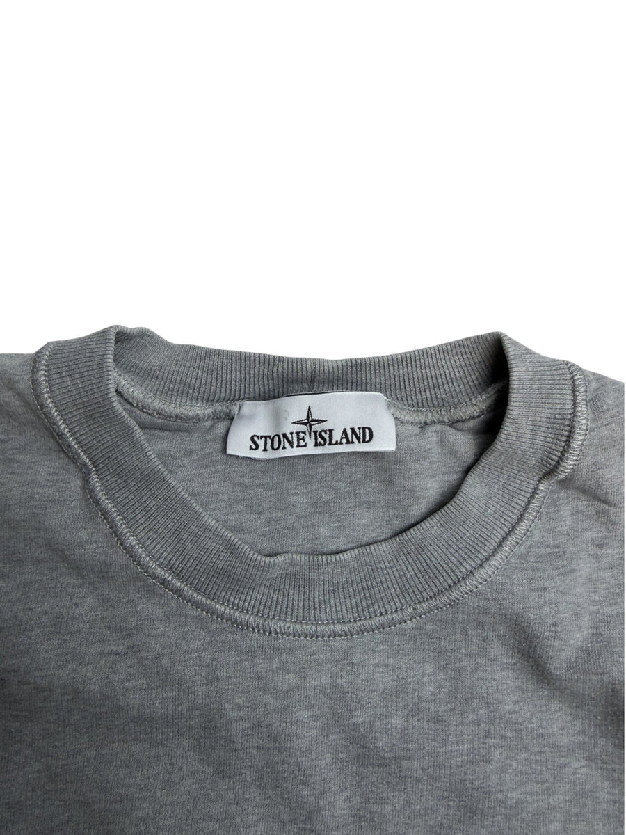 Sweat Stone Island gris classique