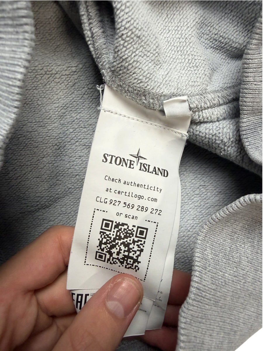 Sweat Stone Island gris classique