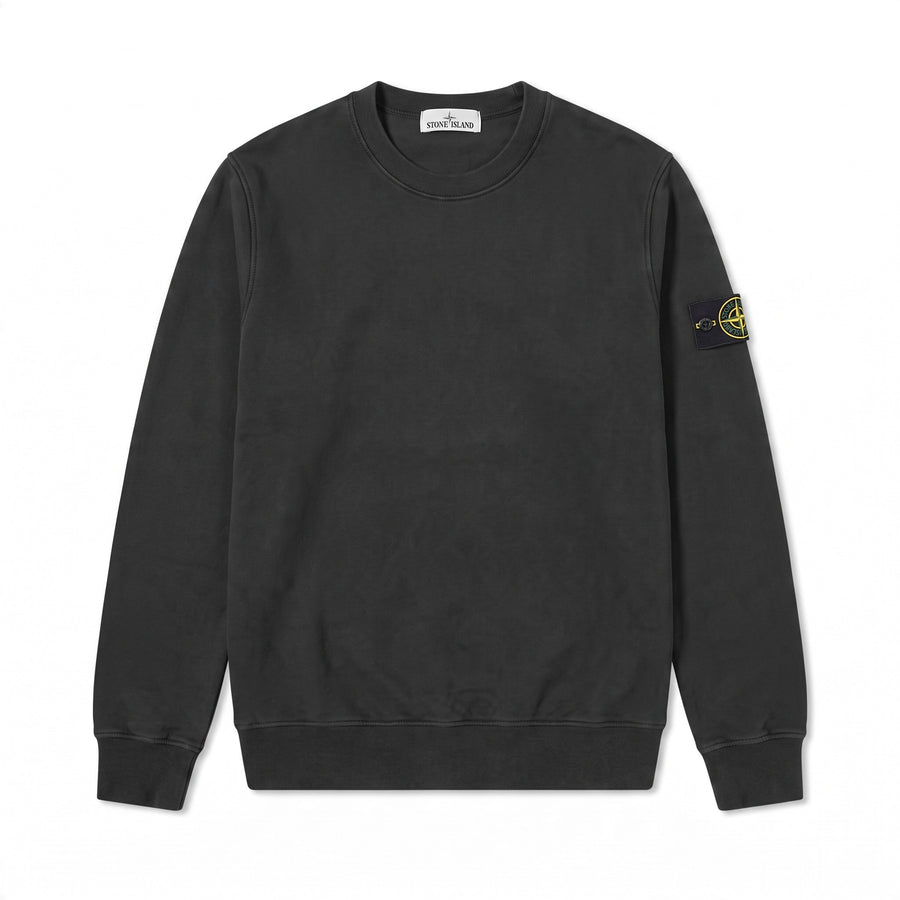 Sweat Stone Island noir classique