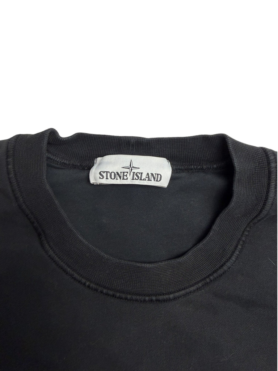 Sweat Stone Island noir classique