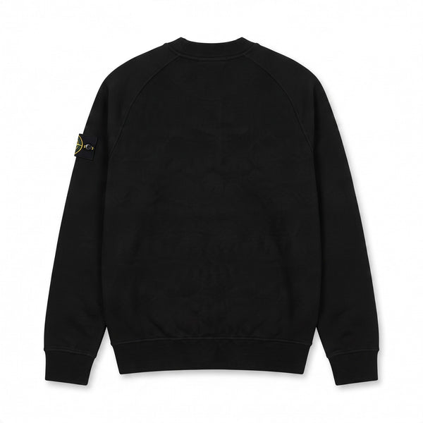 Sweat Stone Island noir classique
