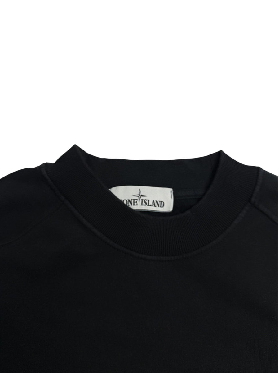 Sweat Stone Island noir classique