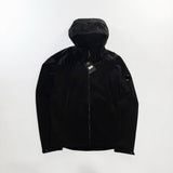 Veste à capuche technique noire Secondstore C.P. Company en tissu Pro-Tek déperlant avec lentille emblématique sur la manche