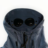 Capuche de veste Secondstore C.P. Company bleue en tissu technique Shell-R avec lunettes intégrées iconiques