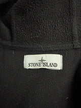 Veste Stone Island Soft Shell noire à capuche