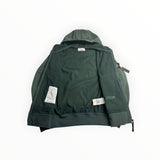 Veste Stone Island Soft Shell-R kaki foncé à capuche